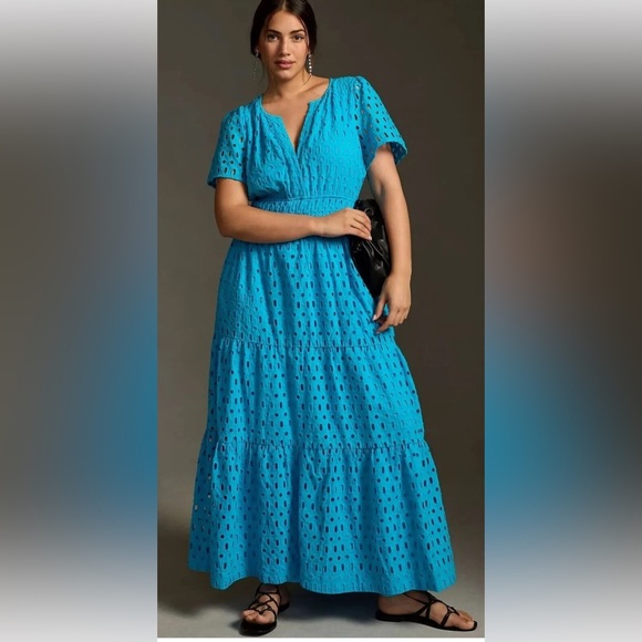 Anthropologie The Somerset Maxi Dress: Eyelet Edition - Picture 8 of 11